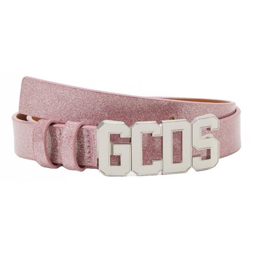 Pre-owned Gcds Leather Belt In Pink
