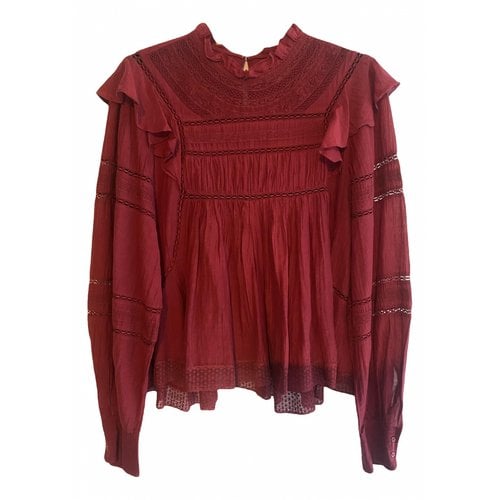 Pre-owned Isabel Marant Étoile Blouse In Burgundy