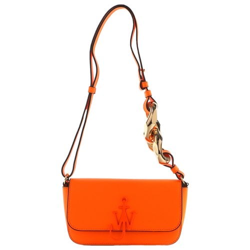 Pre-owned Jw Anderson Leather Handbag In Orange