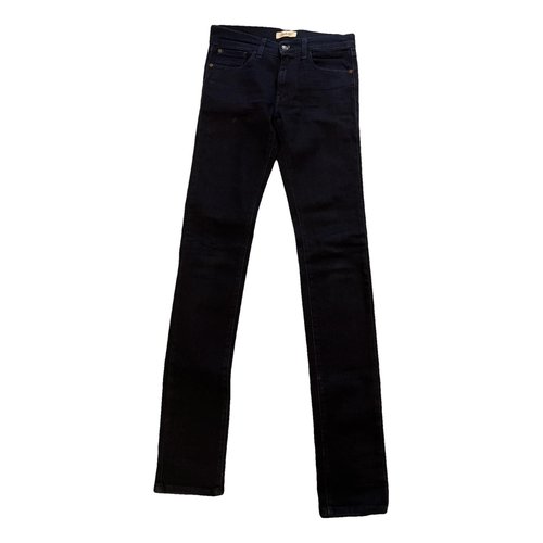 Pre-owned Ba&sh Straight Jeans In Blue