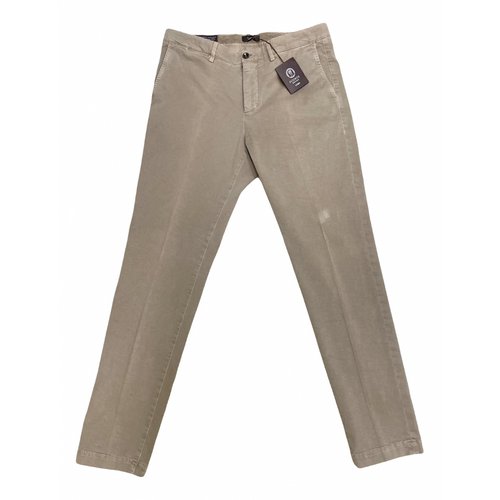 Pre-owned Peserico Trousers In Brown