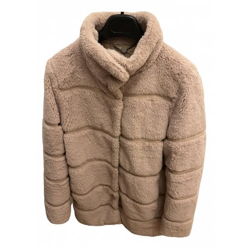 Pre-owned Marc Cain Wool Caban In Beige