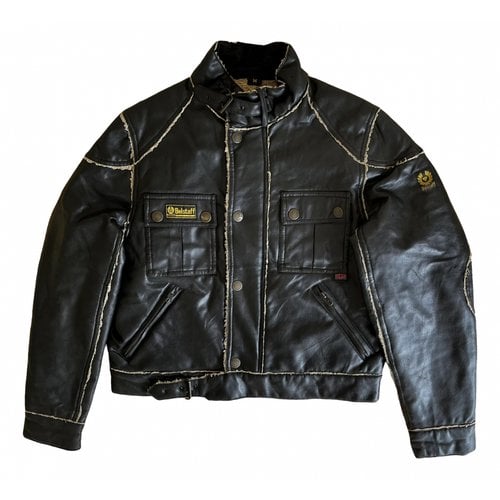 Pre-owned Belstaff Faux Fur Jacket In Black