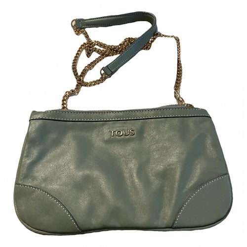 Pre-owned Tous Leather Clutch Bag In Green