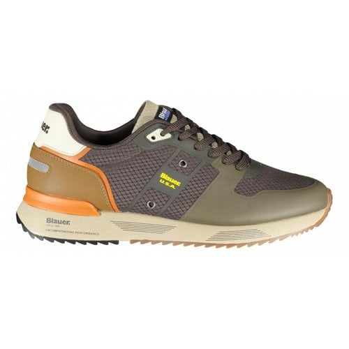 Pre-owned Blauer Low Trainers In Brown