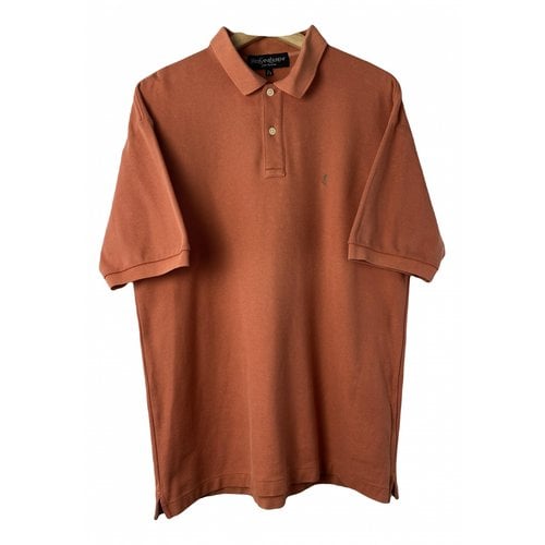 Pre-owned Saint Laurent Polo Shirt In Orange