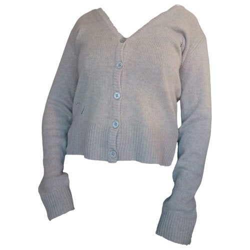 Pre-owned Zadig & Voltaire Cashmere Cardigan In Grey