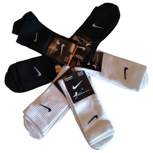 Pre-owned Nike Gloves In White