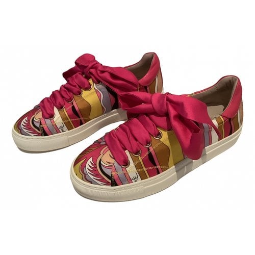 Pre-owned Emilio Pucci Trainers In Pink