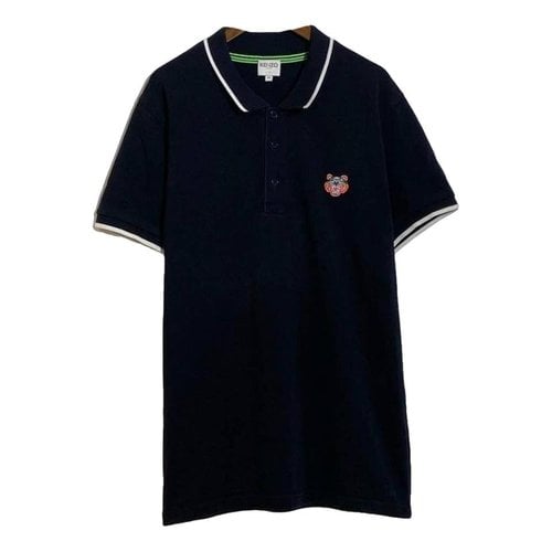 Pre-owned Kenzo Tiger Polo Shirt In Black