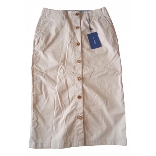 Pre-owned Gant Mid-length Skirt In Beige