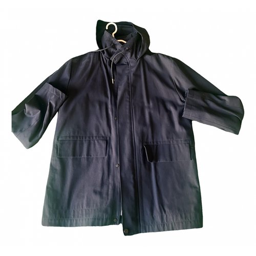 Pre-owned Sandro Parka In Blue