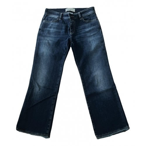 Pre-owned Max Mara Bootcut Jeans In Blue