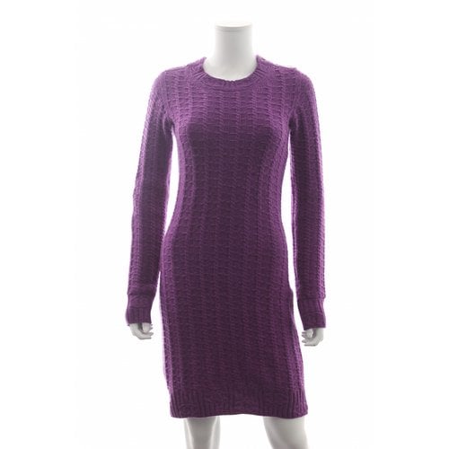 Pre-owned Chanel Cashmere Dress In Purple