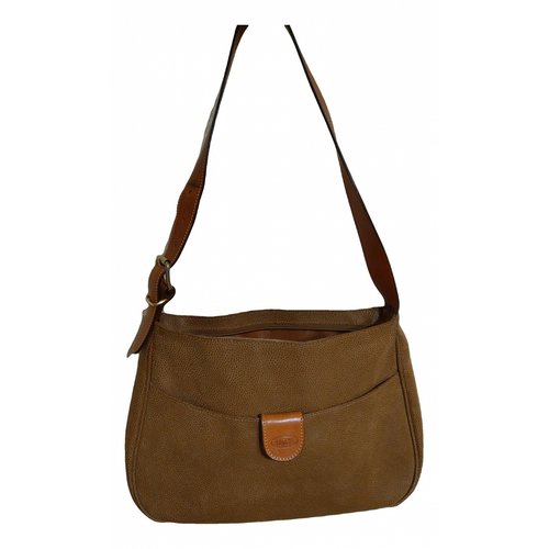 Pre-owned Bric's Leather Handbag In Camel