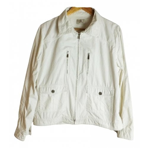 Pre-owned Aigner Jacket In White