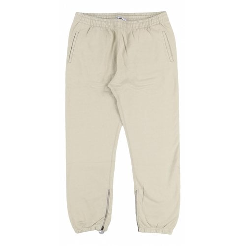 Pre-owned Off-white Trousers In Beige