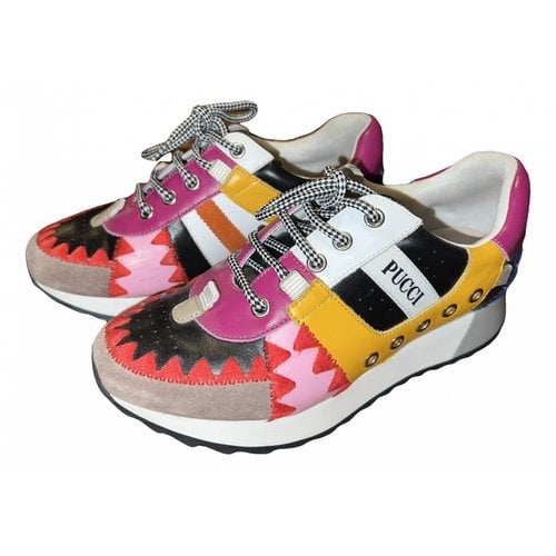 Pre-owned Emilio Pucci Leather Trainers In Other
