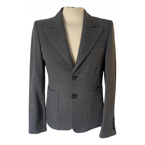 Pre-owned Golden Goose Wool Blazer In Anthracite