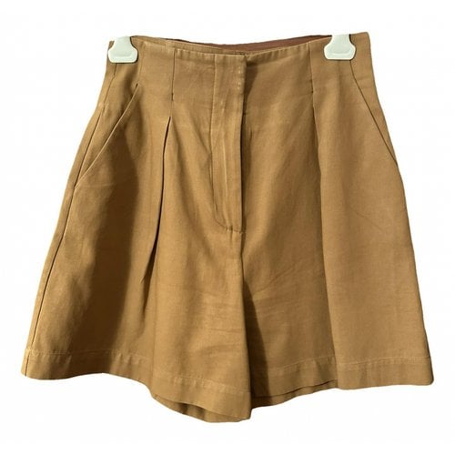 Pre-owned Jucca Shorts In Camel