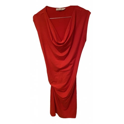 Pre-owned Stefanel Mini Dress In Red