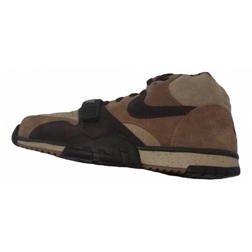 Pre-owned Nike Trainers In Brown