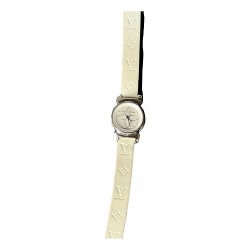 Pre-owned Louis Vuitton Watch In White