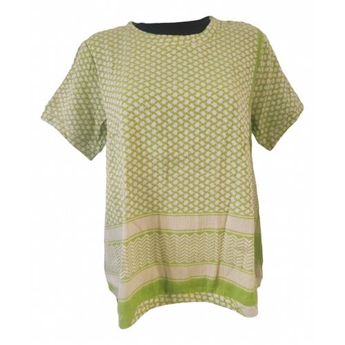 Pre-owned Cecilie Copenhagen T-shirt In Green