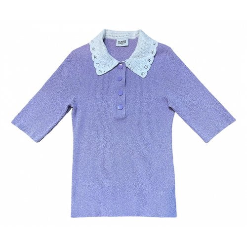 Pre-owned Claudie Pierlot Knitwear In Purple
