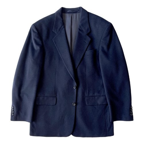 Pre-owned Hugo Boss Cashmere Jacket In Navy
