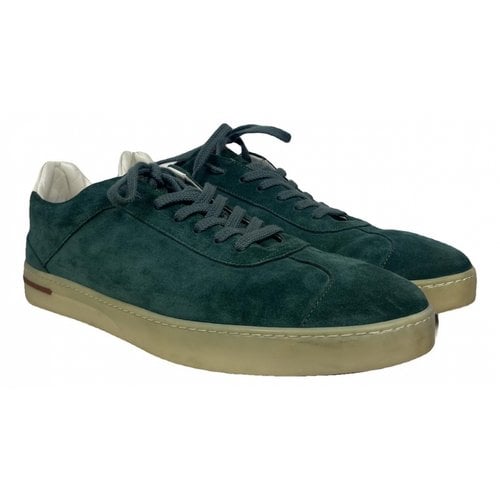 Pre-owned Loro Piana Low Trainers In Green