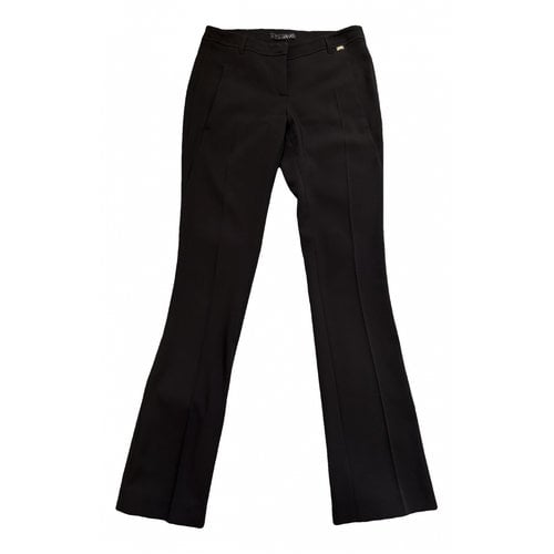 Pre-owned Liujo Slim Pants In Black