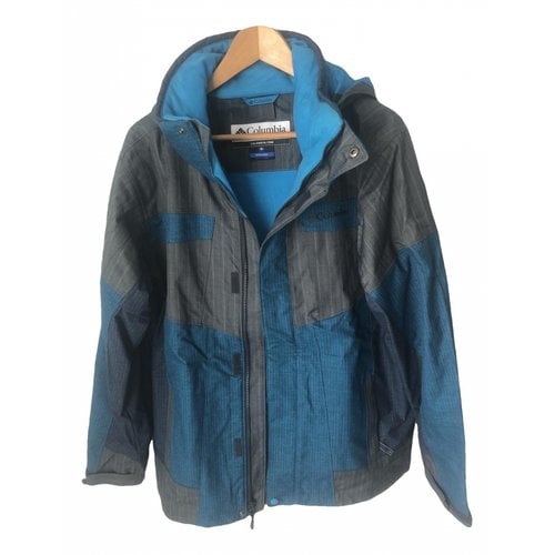 Pre-owned Columbia Coat In Blue