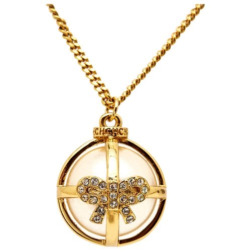 Pre-owned Carolina Herrera Crystal Jewellery Set In Gold