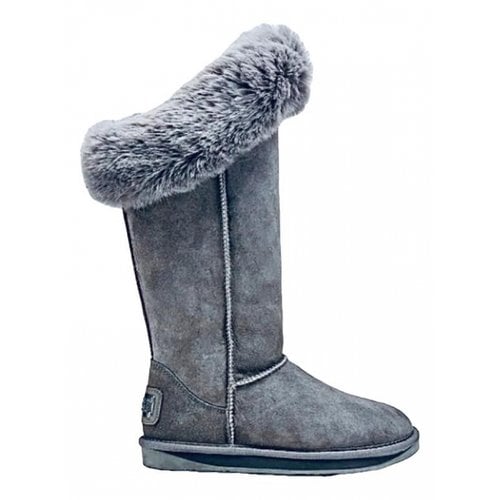 Pre-owned Australia Luxe Snow Boots In Grey