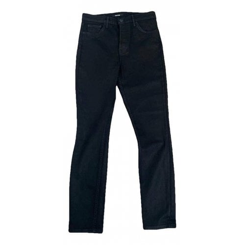 Pre-owned Grlfrnd Slim Jeans In Black