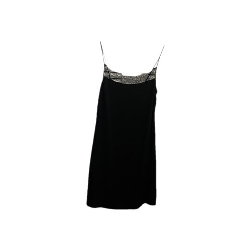 Pre-owned Ann Taylor Silk Mid-length Dress In Black