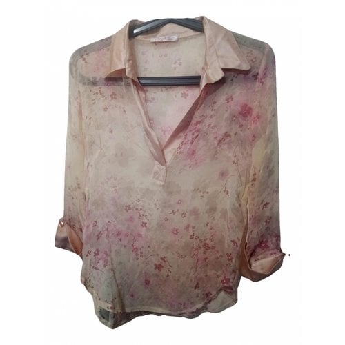 Pre-owned Maje Silk Blouse In Pink