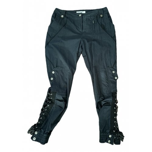 Pre-owned Dior Trousers In Blue