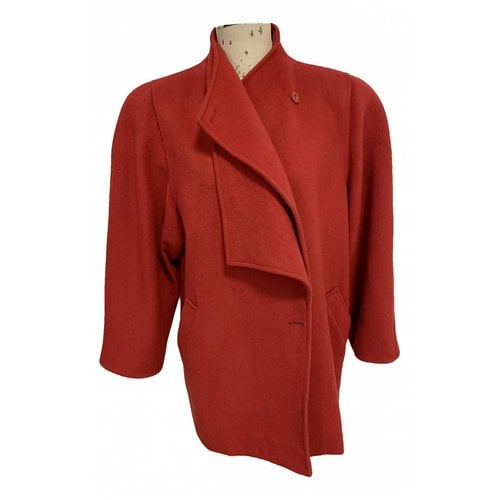 Pre-owned Ted Lapidus Wool Coat In Red