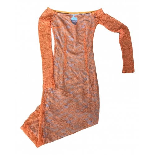 Pre-owned Poster Girl Maxi Dress In Orange