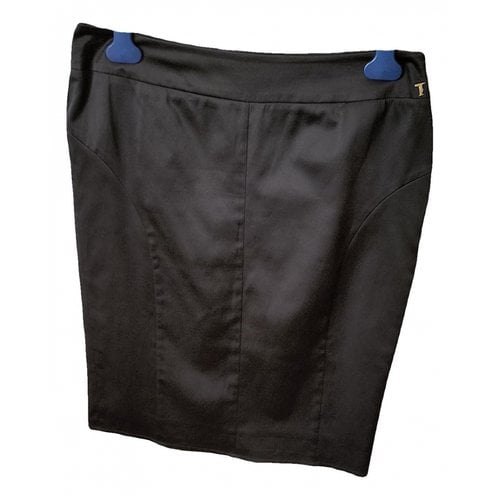 Pre-owned Trussardi Mid-length Skirt In Black