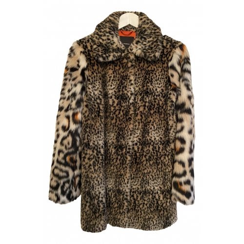 Pre-owned Pinko Faux Fur Coat In Other