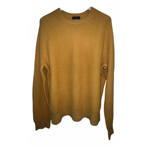 Pre-owned Rag & Bone Cashmere Pull In Yellow