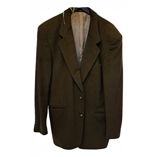 Pre-owned Strellson Cashmere Suit In Green