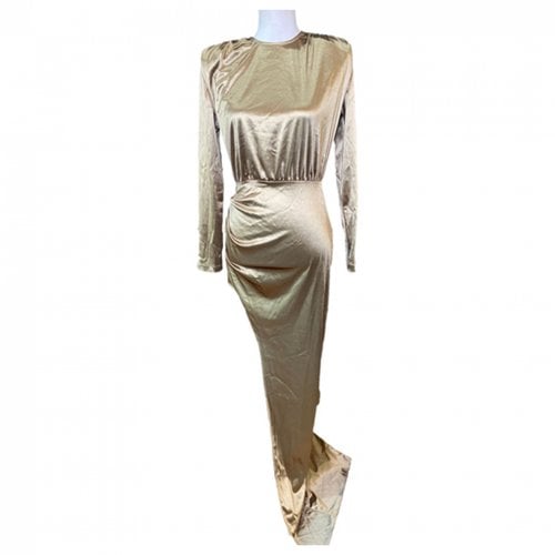 Pre-owned Bronx And Banco Maxi Dress In Gold