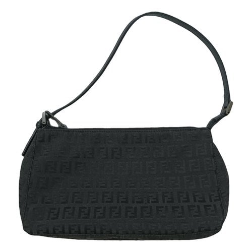 Pre-owned Fendi Cloth Bag In Black