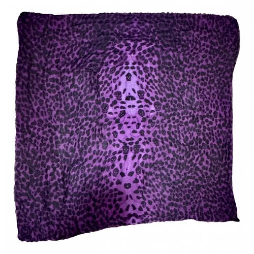 Pre-owned Alexander Mcqueen Cashmere Scarf In Purple