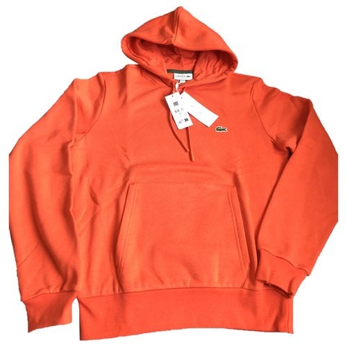 Pre-owned Lacoste Sweatshirt In Orange