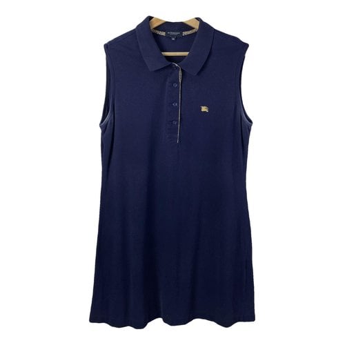 Pre-owned Burberry Blouse In Navy